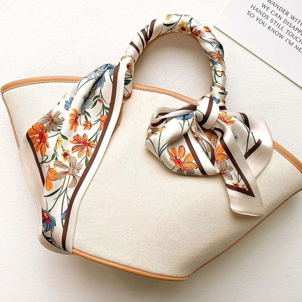 Mulberry Silk Spring Scarf 59 * 5.9”